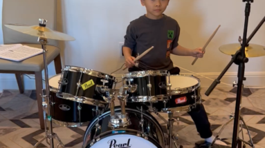 drum lessons with Max #1